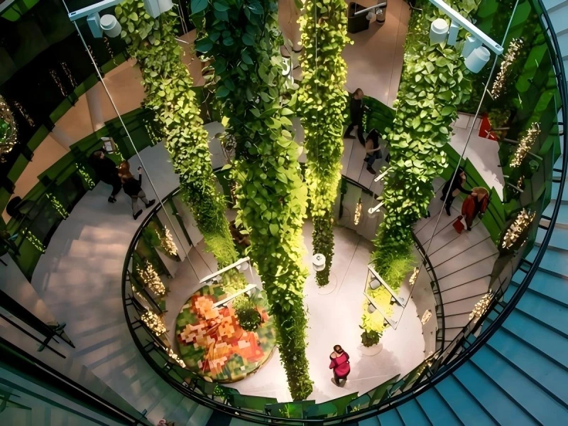 上海商场植物租摆案例 